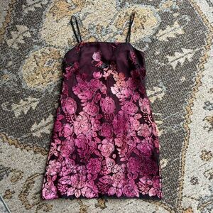 Vintage floral slip dress